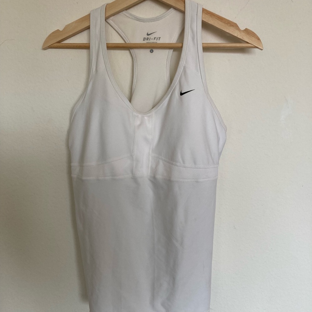 Nike Dri-Fit racerback tank with built on bra